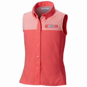 Columbia Tamiami™ Sleeveless Skjorta Flickor LjusRosa (NQUIZ5619)